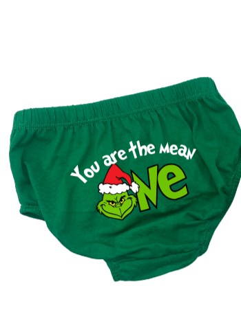 You are the mean one Ginch Diaper Cover - beecutebaby