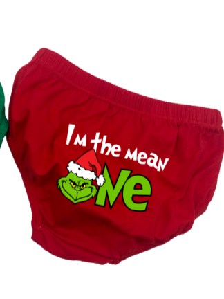 You are the mean one Ginch Diaper Cover - beecutebaby