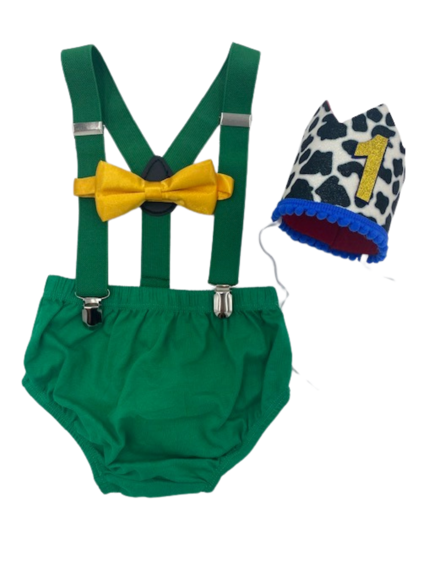 Barn Green Theme Cake Smash Set - beecutebaby