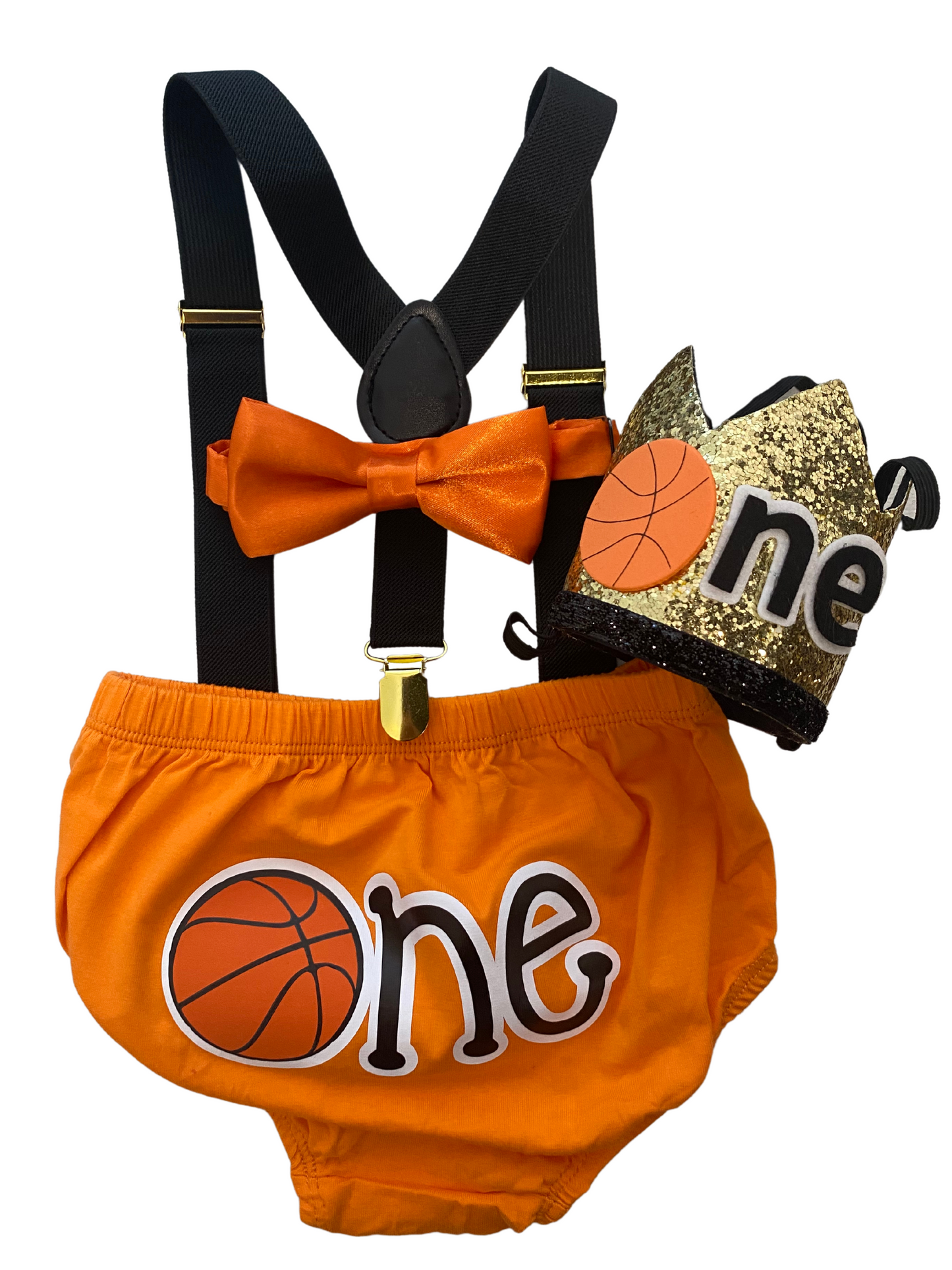 Basketball Cake Smash Outfit - beecutebaby