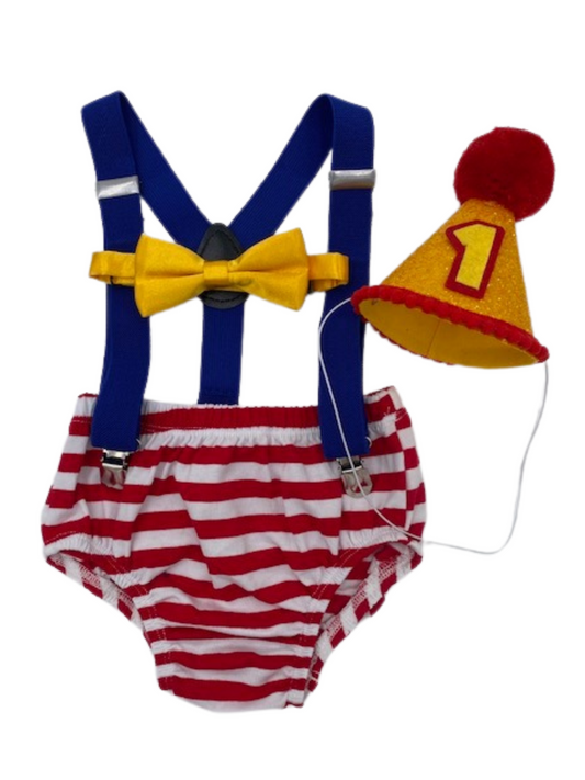 Circus Smash Cake Outfit - beecutebaby
