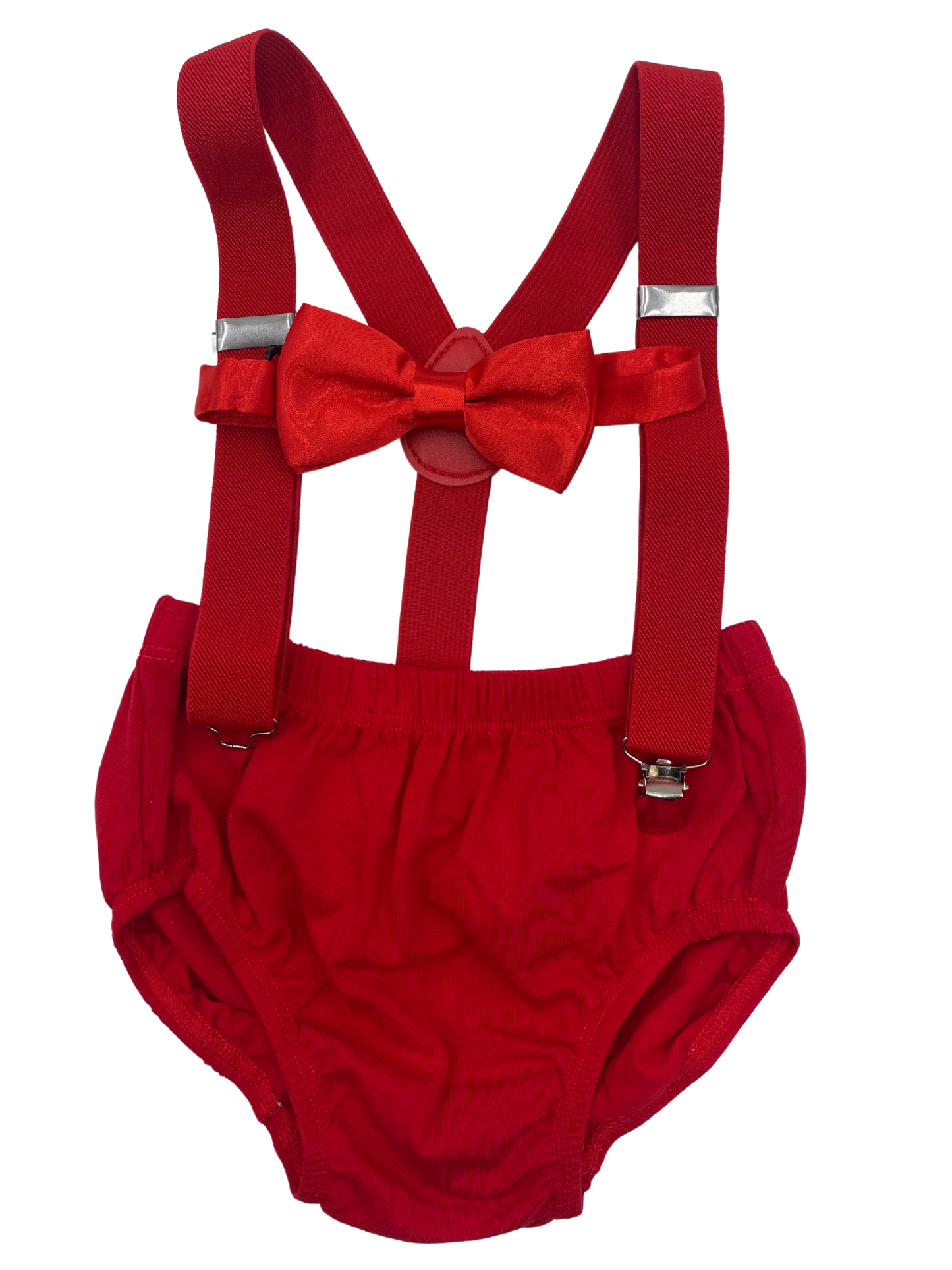 All Red Theme Cake Smash Set - beecutebaby