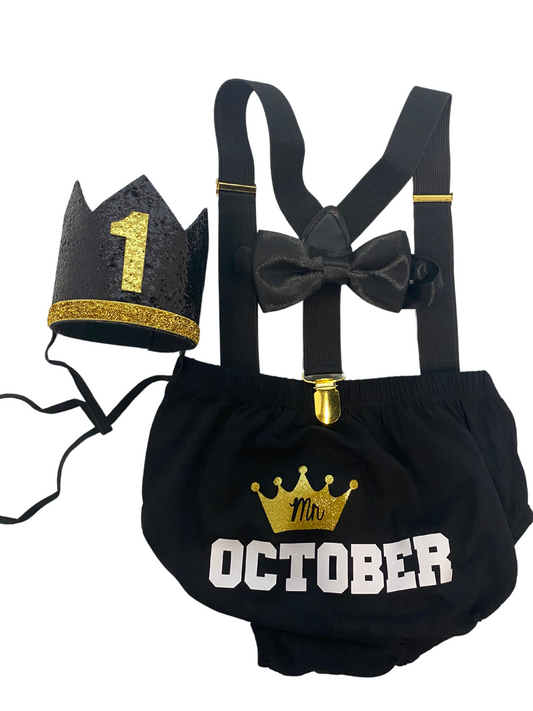 Personalized Mr. October Smash Outfit - beecutebaby