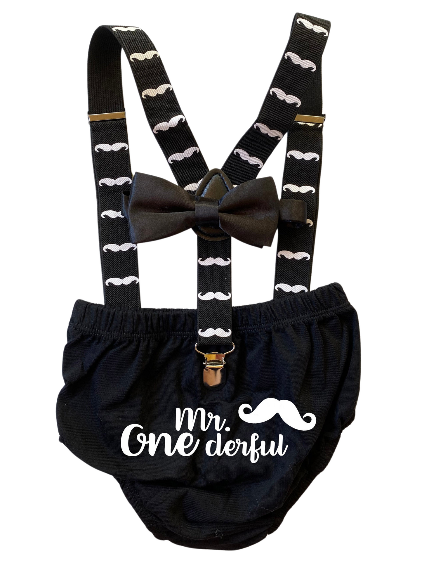 Mr. ONEderful Mustache Cake Smash Set - beecutebaby