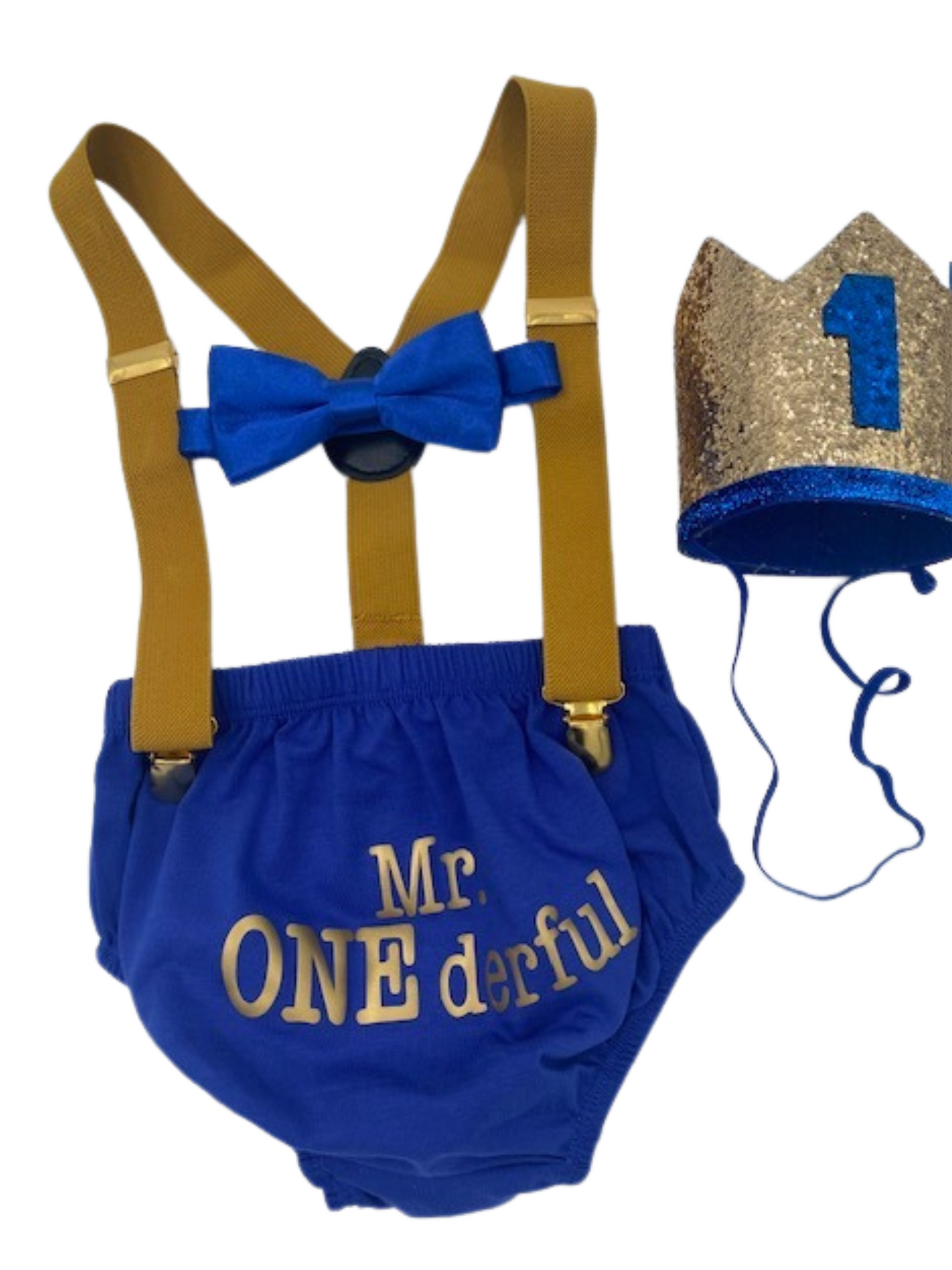 Mr. ONEderful Cake Smash Outfit - beecutebaby
