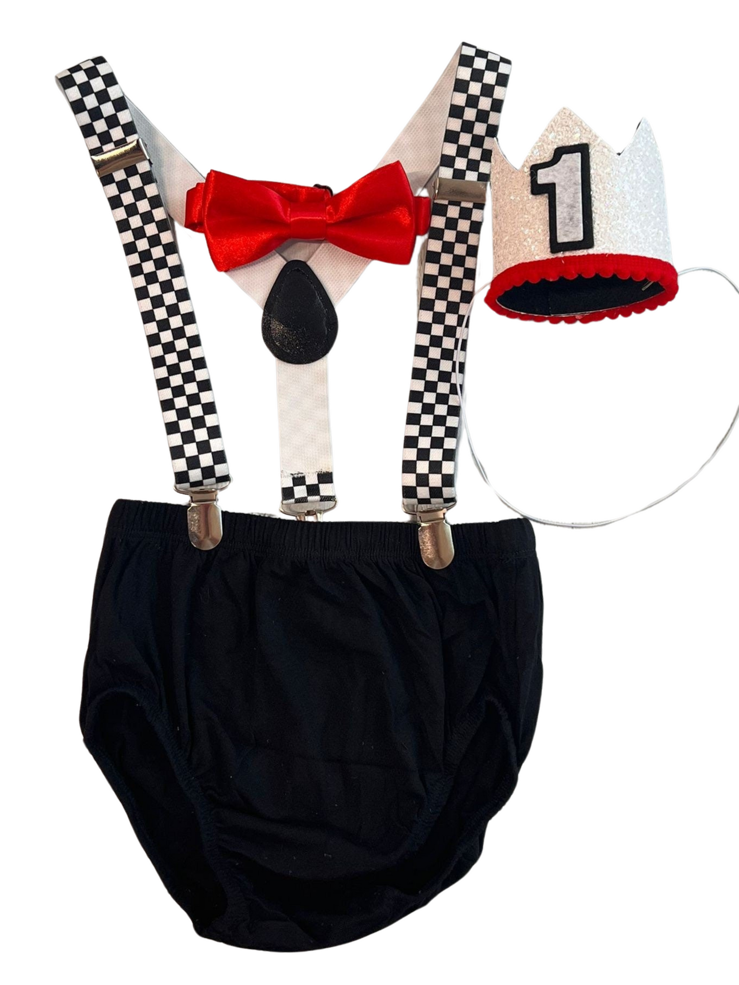 Racing Car Cake Smash Outfit - beecutebaby