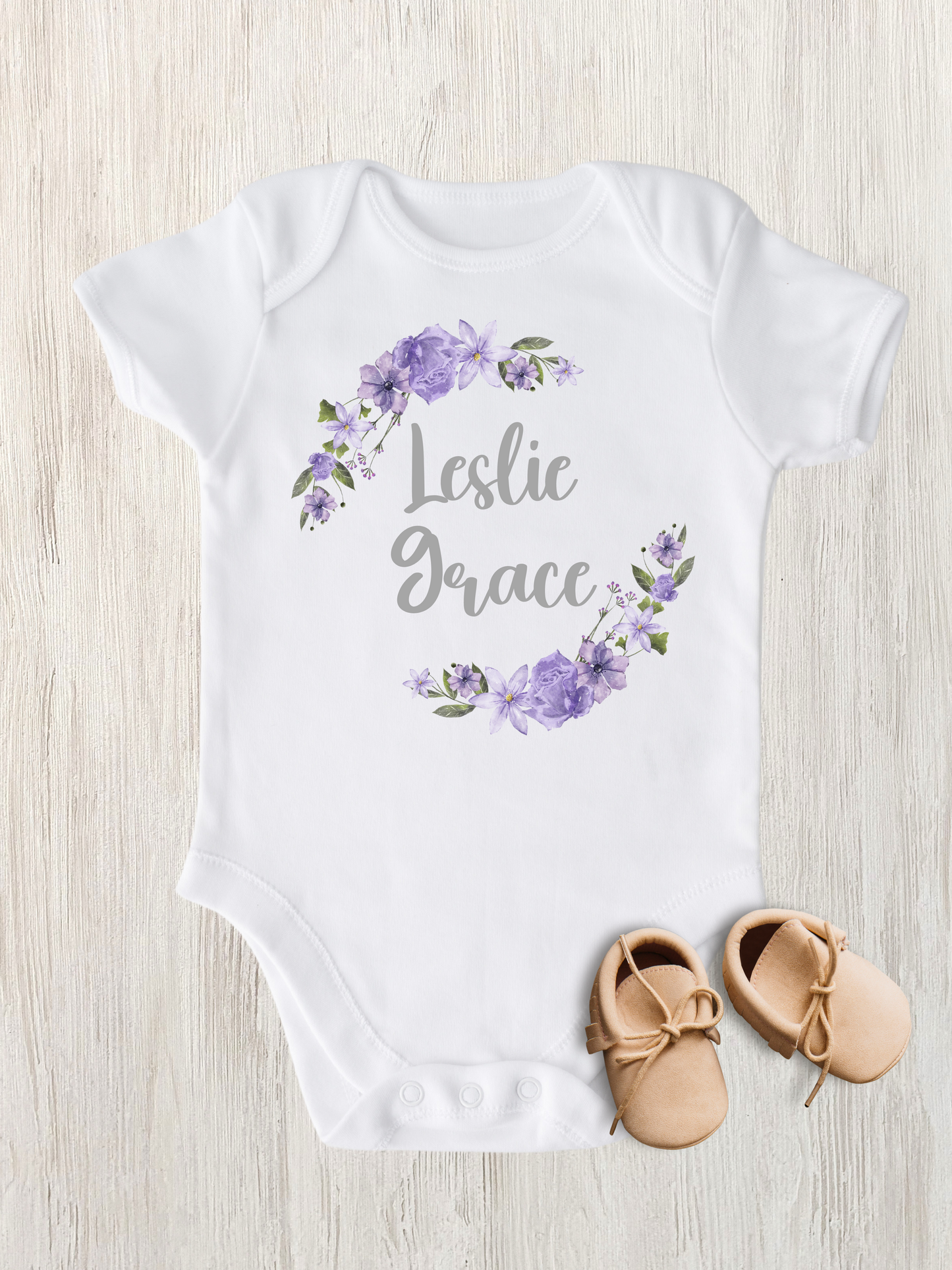 Personalized Baby Gil Onesies - beecutebaby