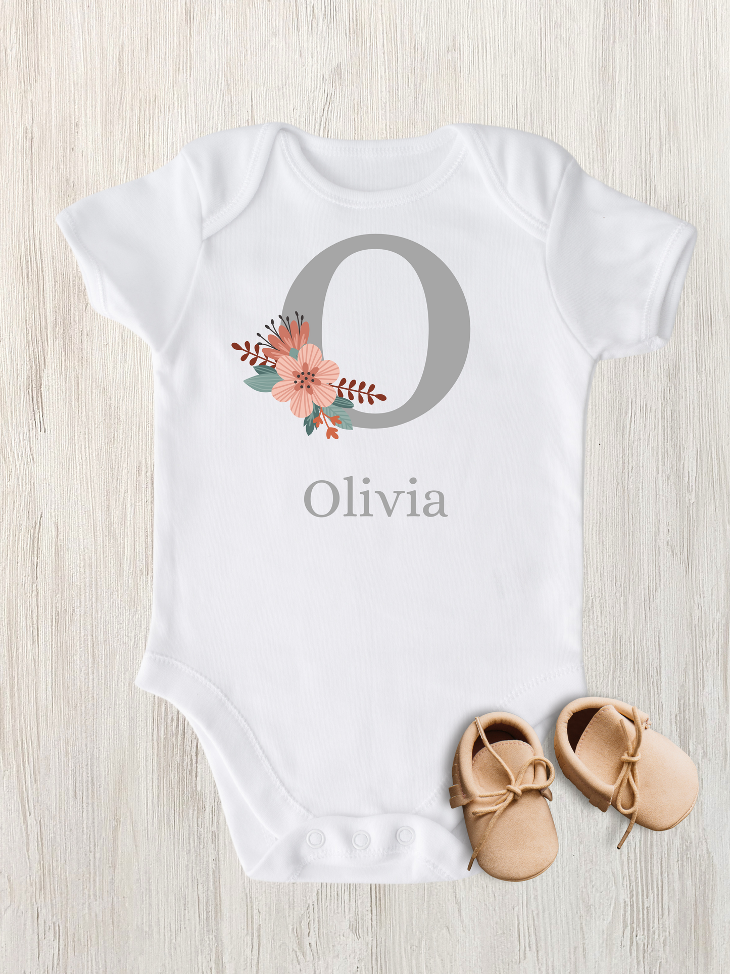 Personalized Baby Gil Onesies - beecutebaby