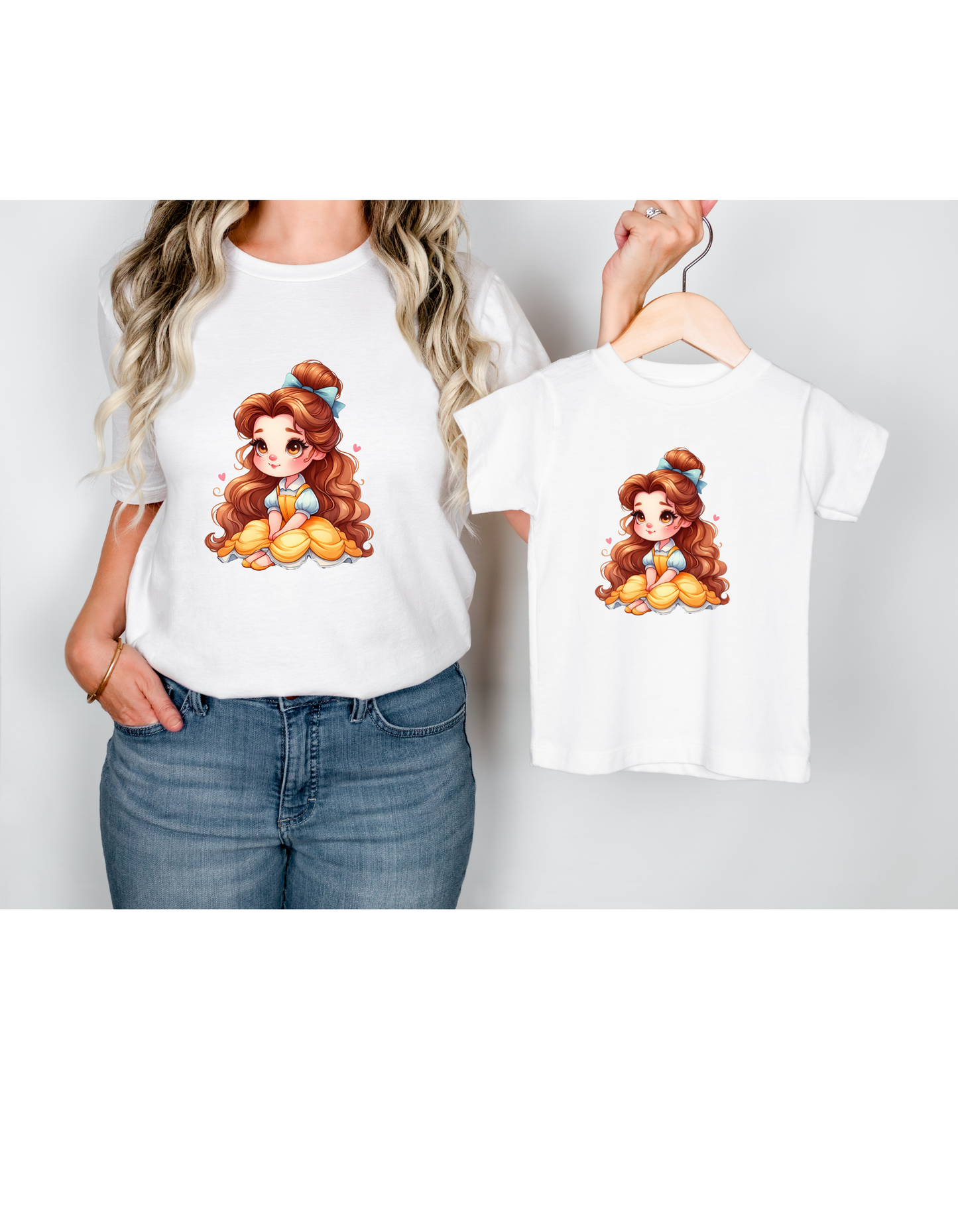 Disney Princess Mama and Daughter Matching Shirts - beecutebaby