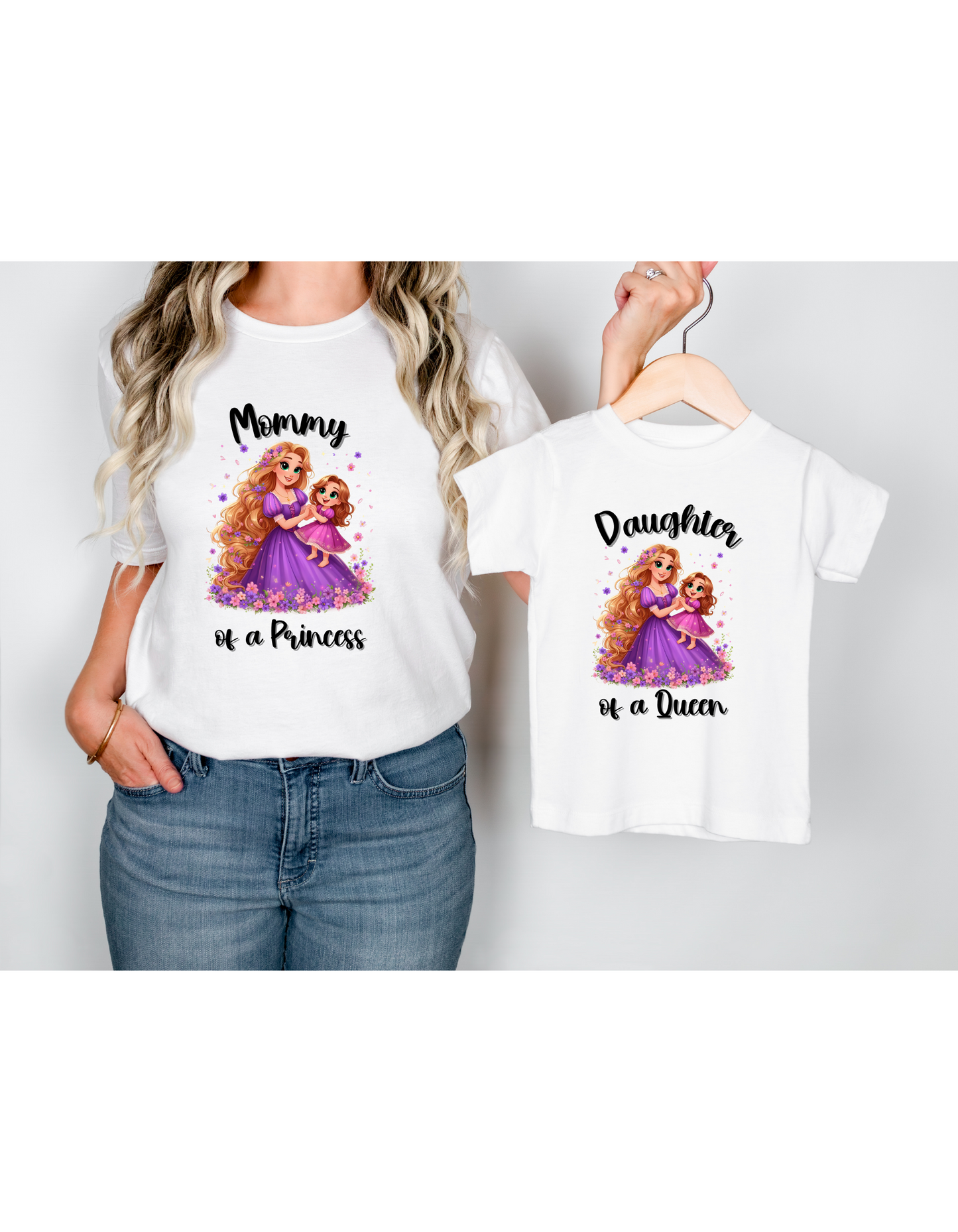 Disney Princess Mama and Daughter Matching Shirts - beecutebaby