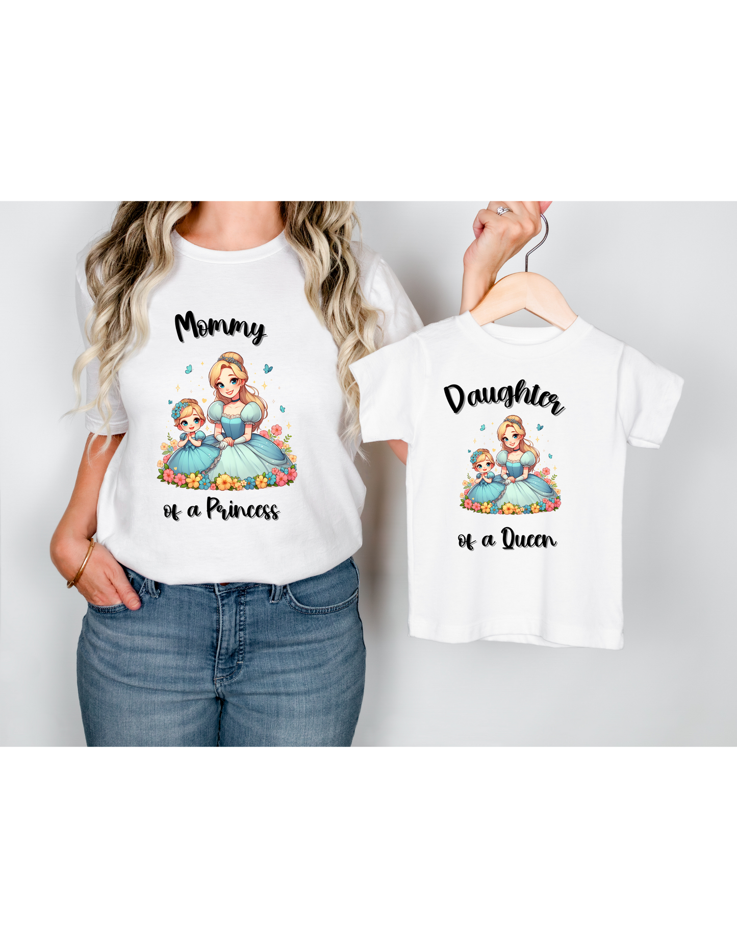Disney Princess Mama and Daughter Matching Shirts - beecutebaby