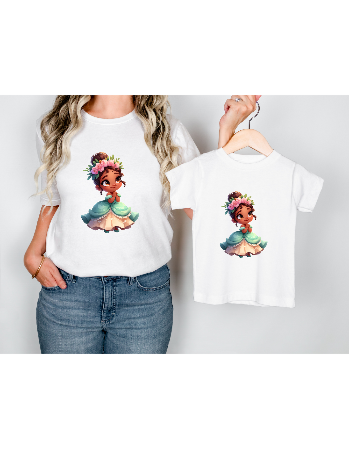 Disney Princess Mama and Daughter Matching Shirts - beecutebaby