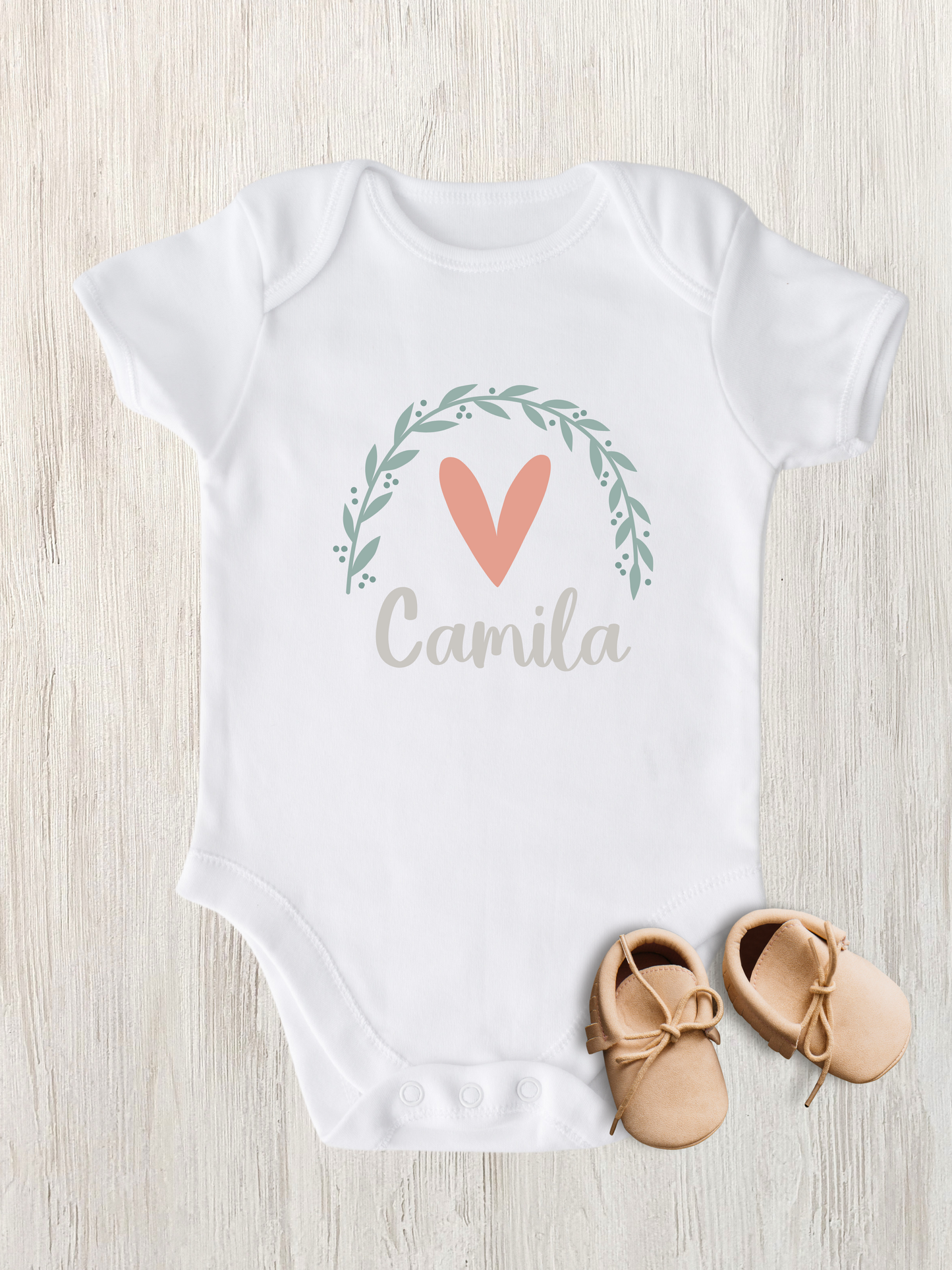 Personalized Baby Gil Onesies - beecutebaby