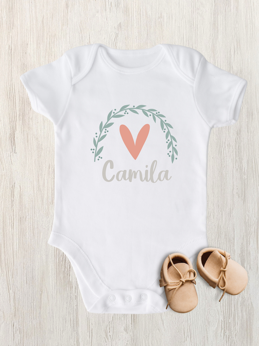 Personalized Baby Gil Onesies