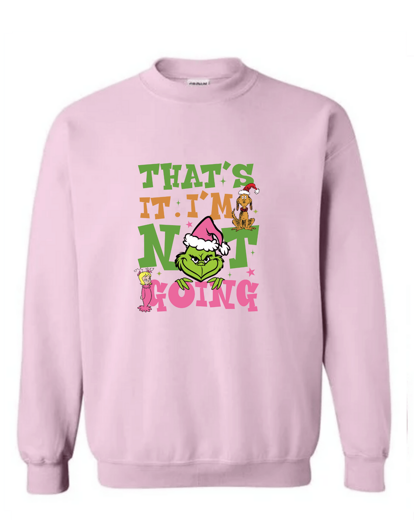 That's it Grinch Adult Christmas Casual Cotton Hoodie.