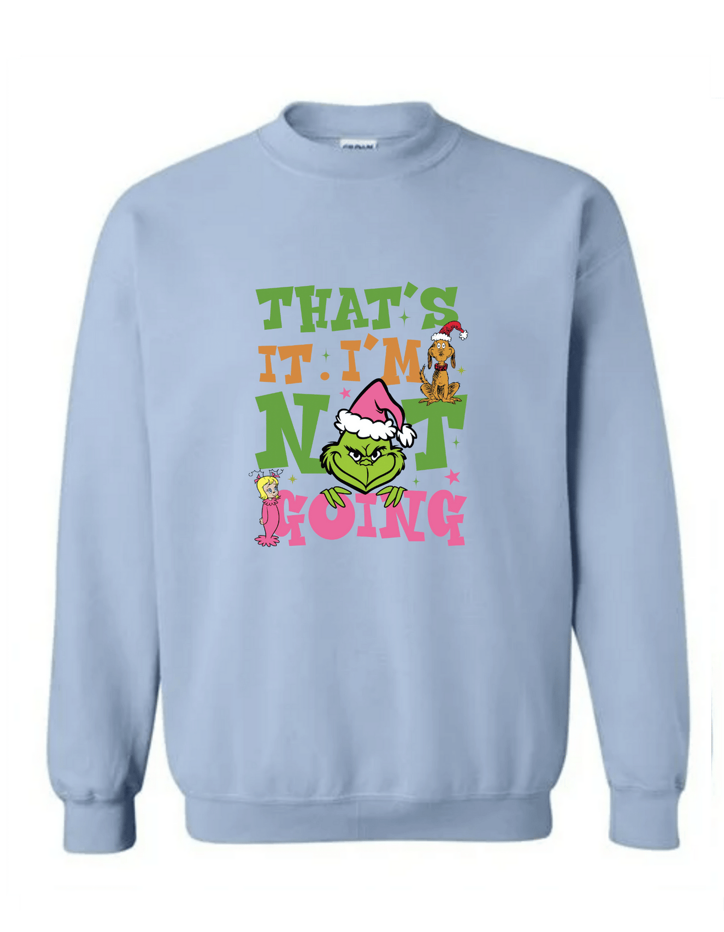 That's it Grinch Adult Christmas Casual Cotton Hoodie.