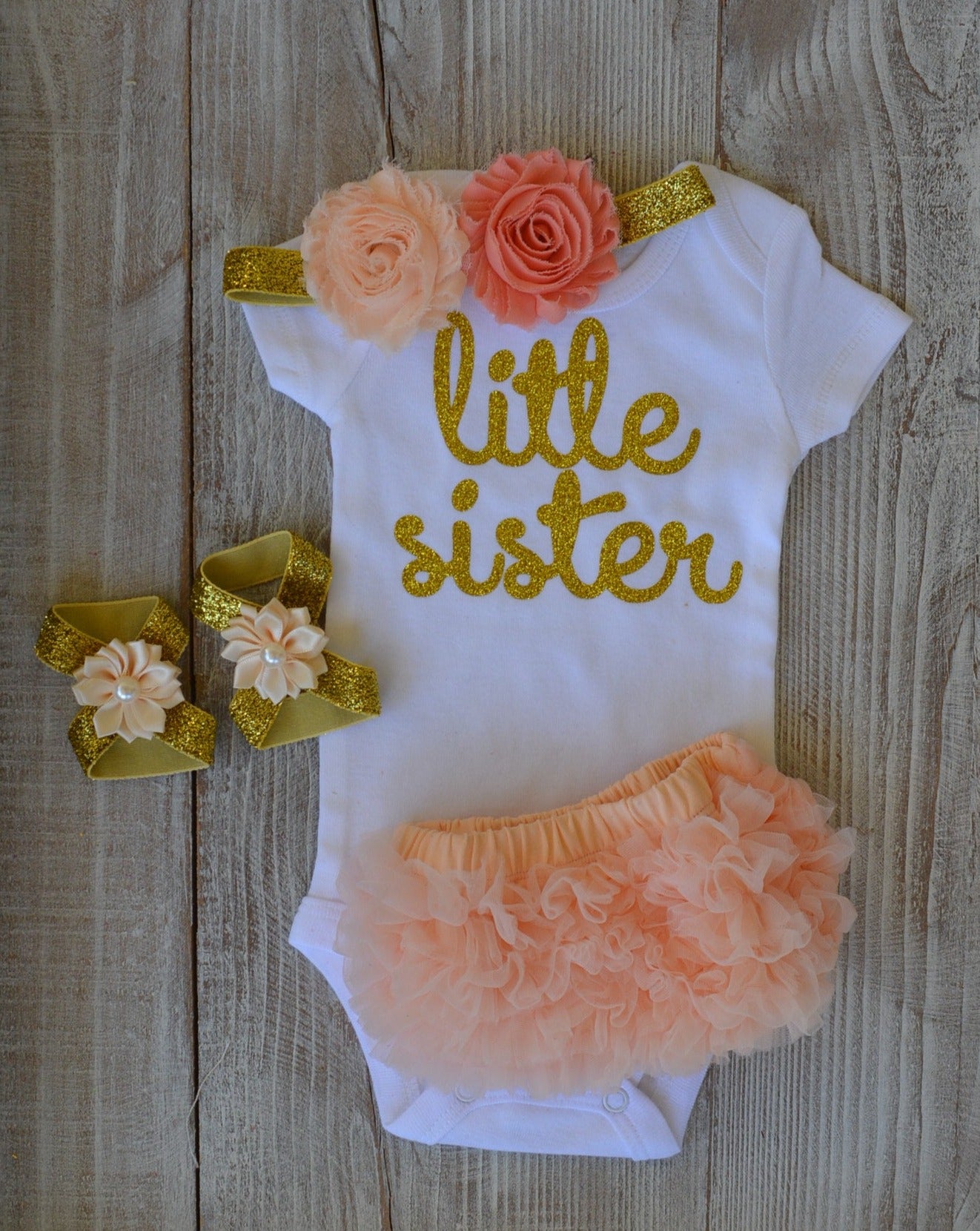 Little Sister Baby outfit - beecutebaby