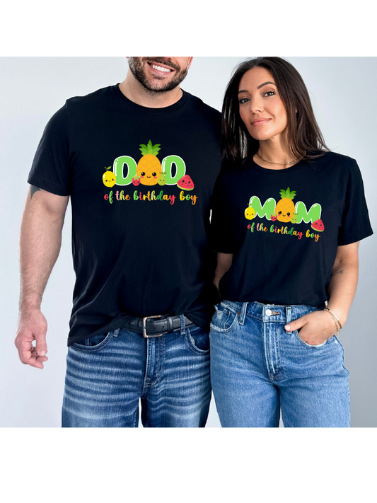 Dancing Fruit Family T-shirt - beecutebaby