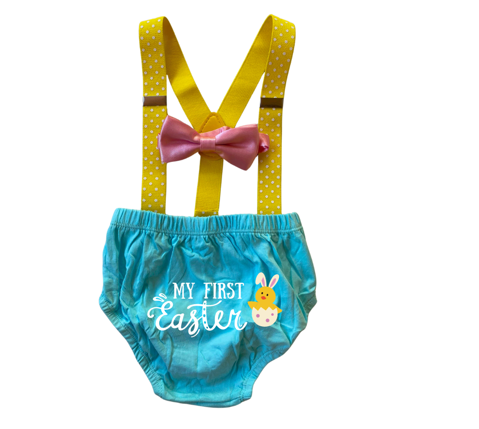 My First Easter Cake Smash Outfit - beecutebaby