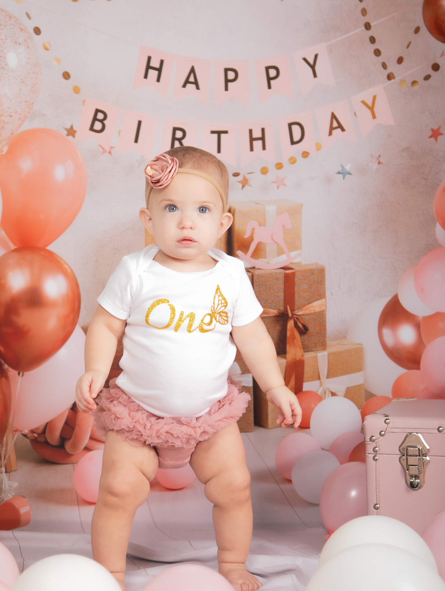 One Birthday Girl Outfit - beecutebaby