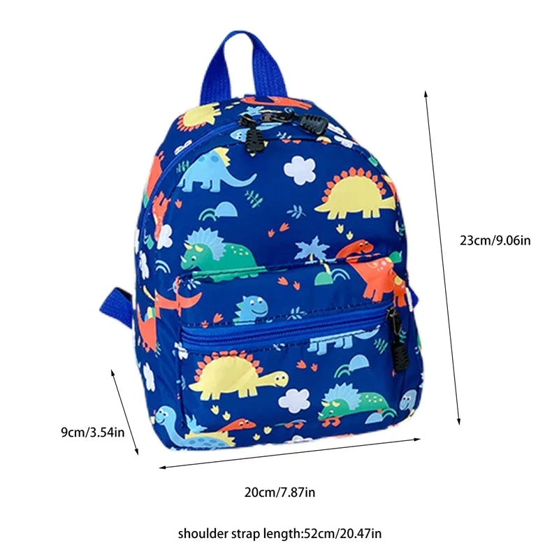 Children Backpack Cartoon Dinosaur Unicorn Pattern