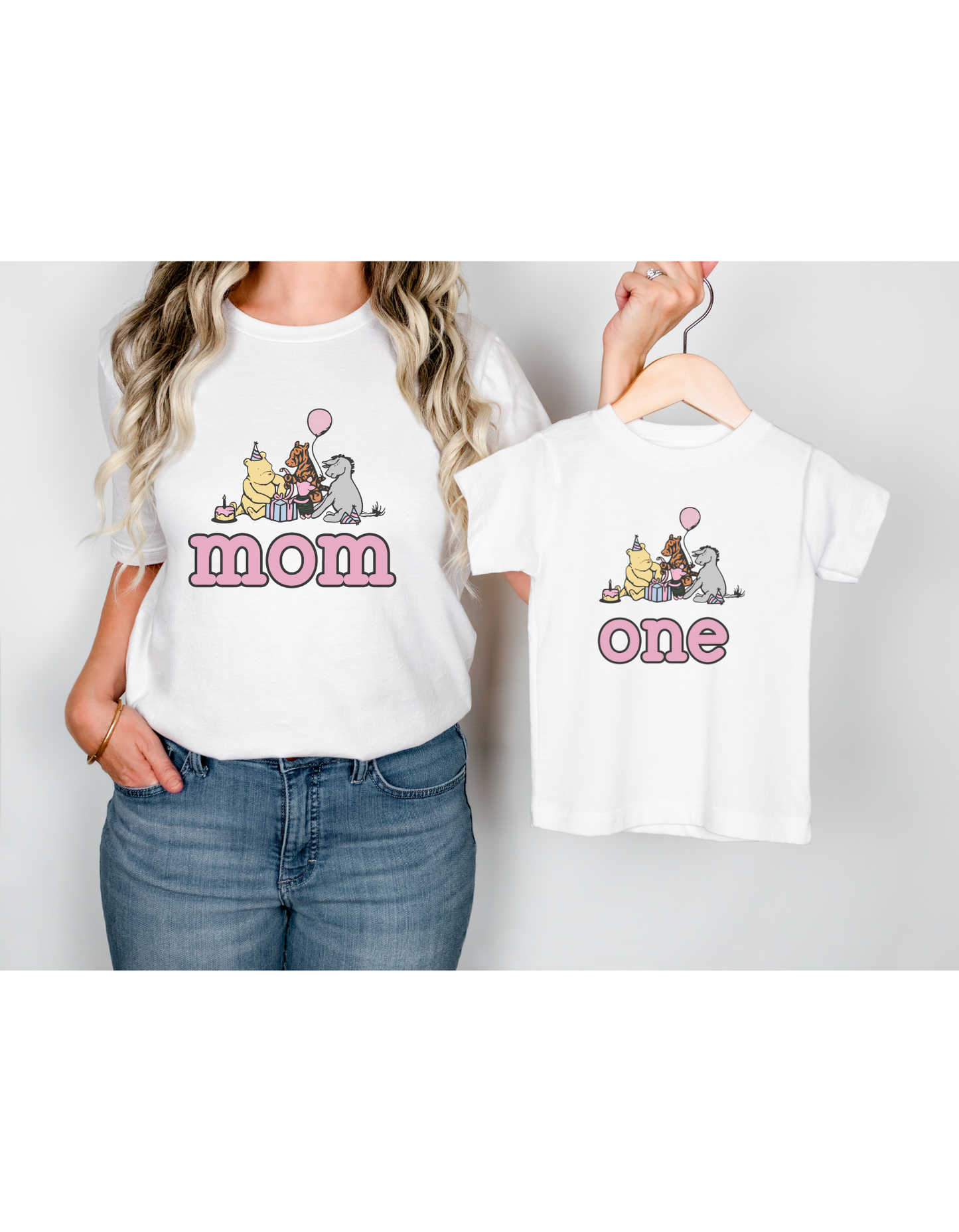 Winnie the Pooh Family Birthday T-shirt, One birthday toddler t-shirt 100 acres Winnie Pooh theme (Copy) - beecutebaby