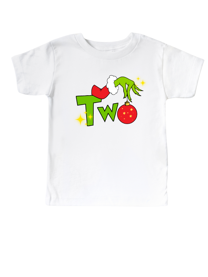 Grinch Two toddler baby t-shirt. - beecutebaby
