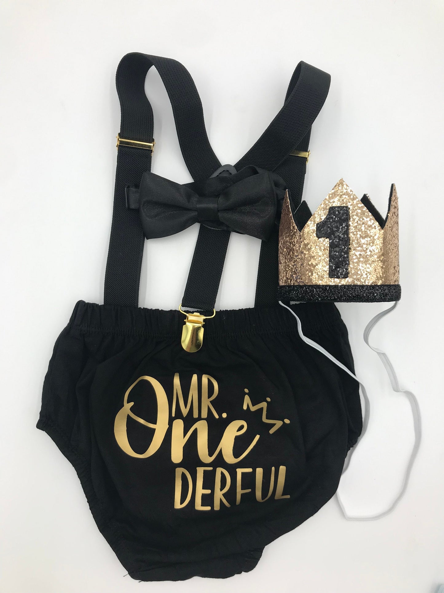 Personalized Cake Smash Outfit, First Birthday Outfit, Birthday Photo Set by Bee Cute Baby