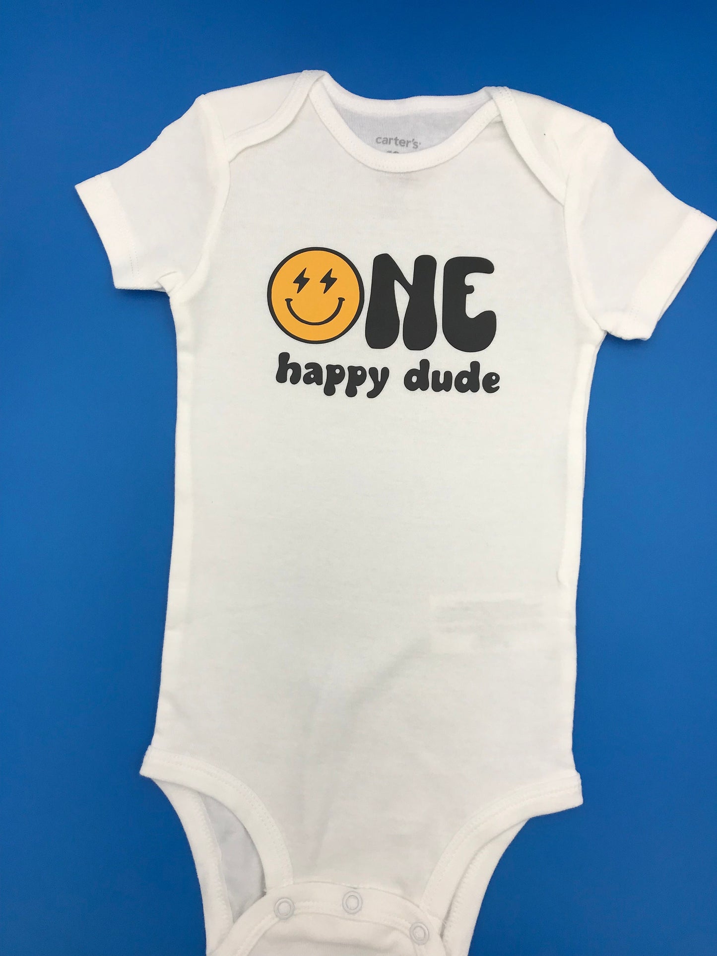 Happy Dude Birthday Shirt, Personalized First Birthday Shirt, Baby Toddler Outfit by Bee Cute Baby