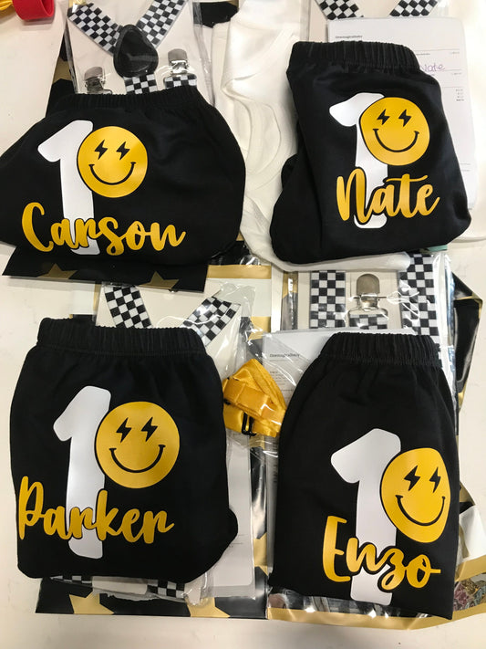 Matching Family Birthday Shirts, Personalized Birthday Crew Shirts by Bee Cute Baby