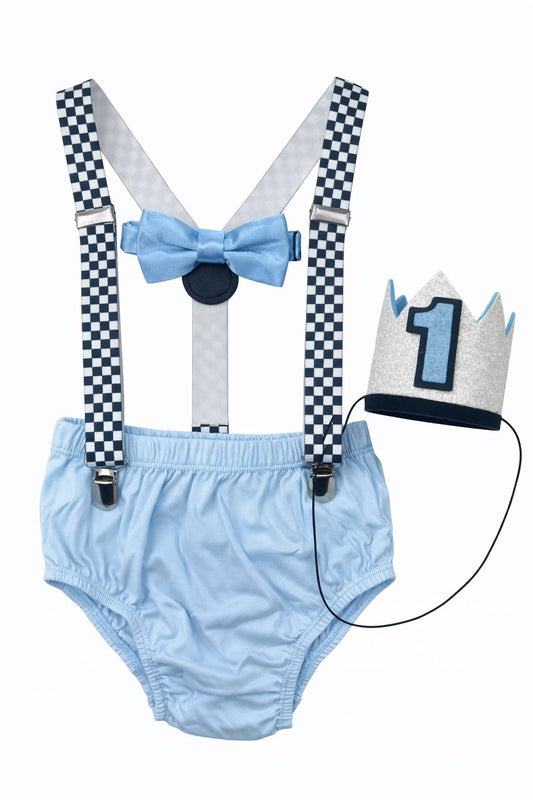Race Car Cake Smash Outfit, Personalized First Birthday Outfit, Birthday Photo Set by Bee Cute Baby