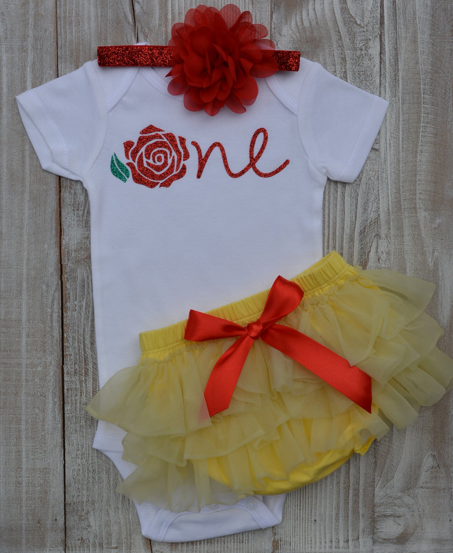 Belle Birthday outfit. - beecutebaby