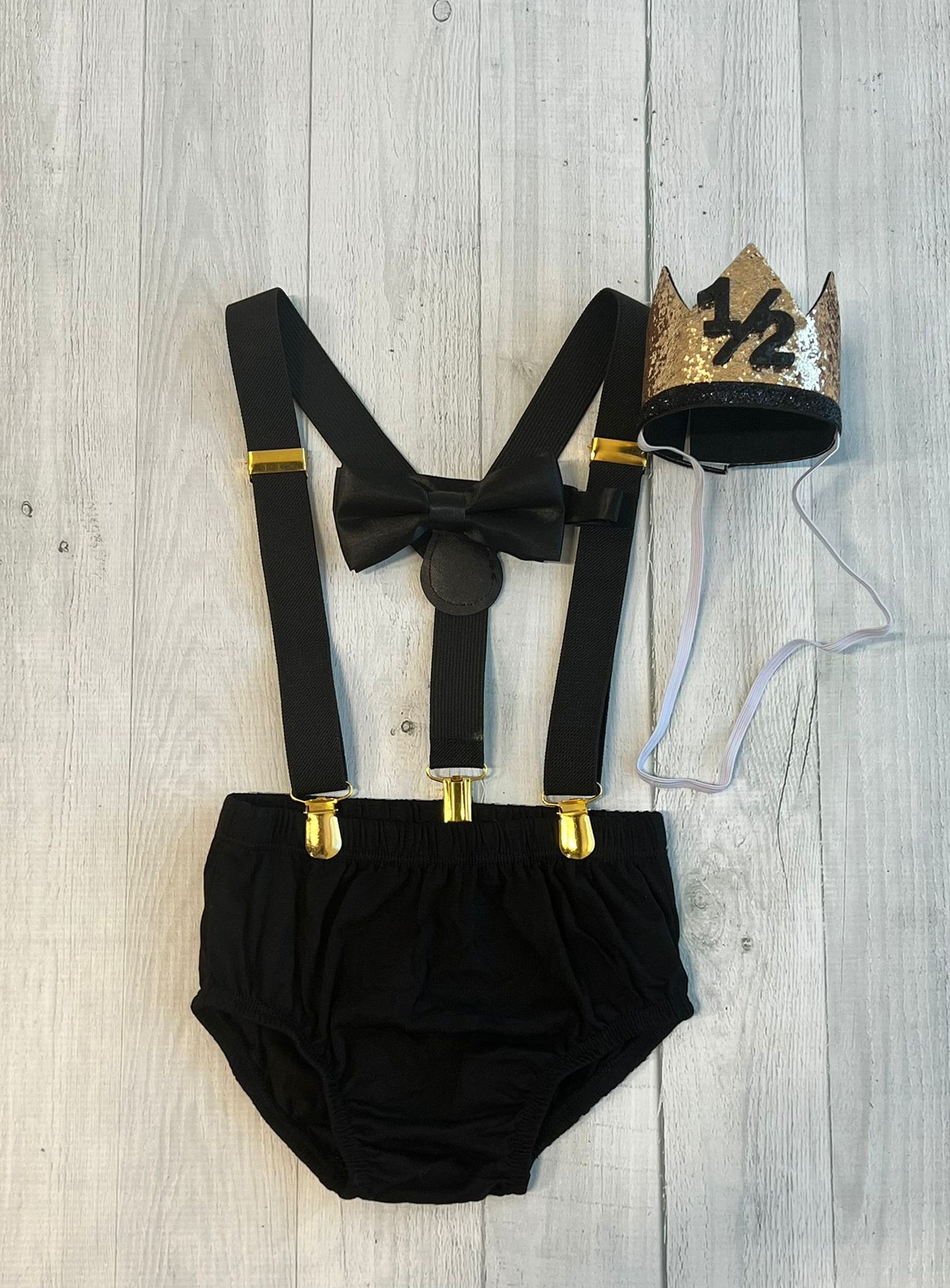 1/2 Birthday Cake Smash Outfit - beecutebaby