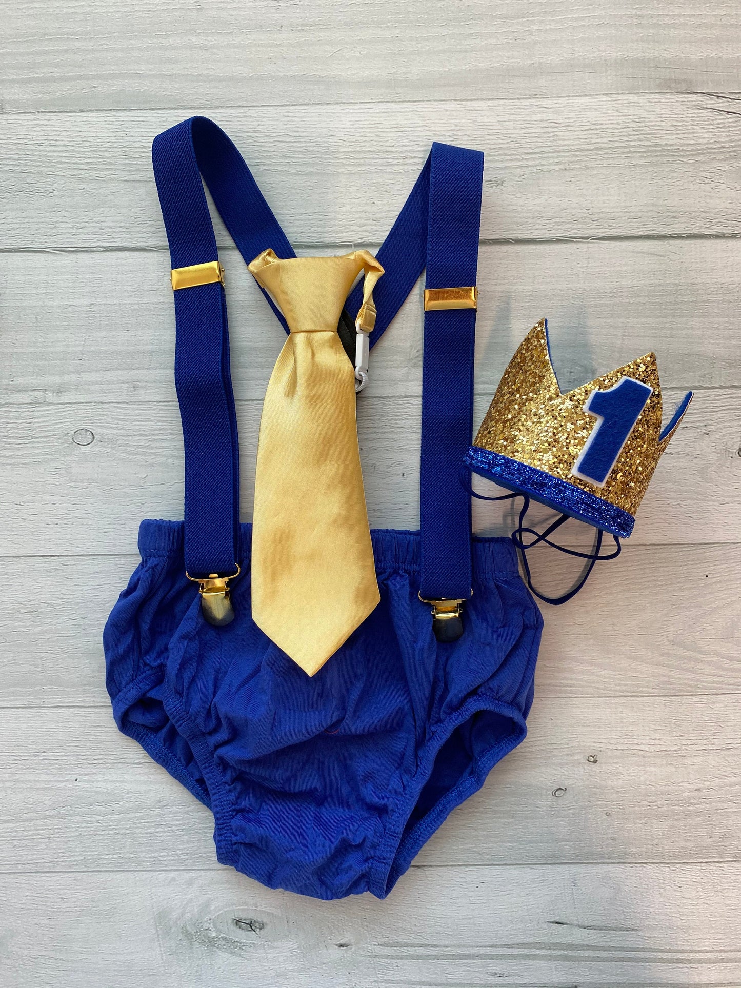 Boy Cake Smash Outfit, Royal Blue Boy Cake Smash, Boy 1st Birthday Set - beecutebaby