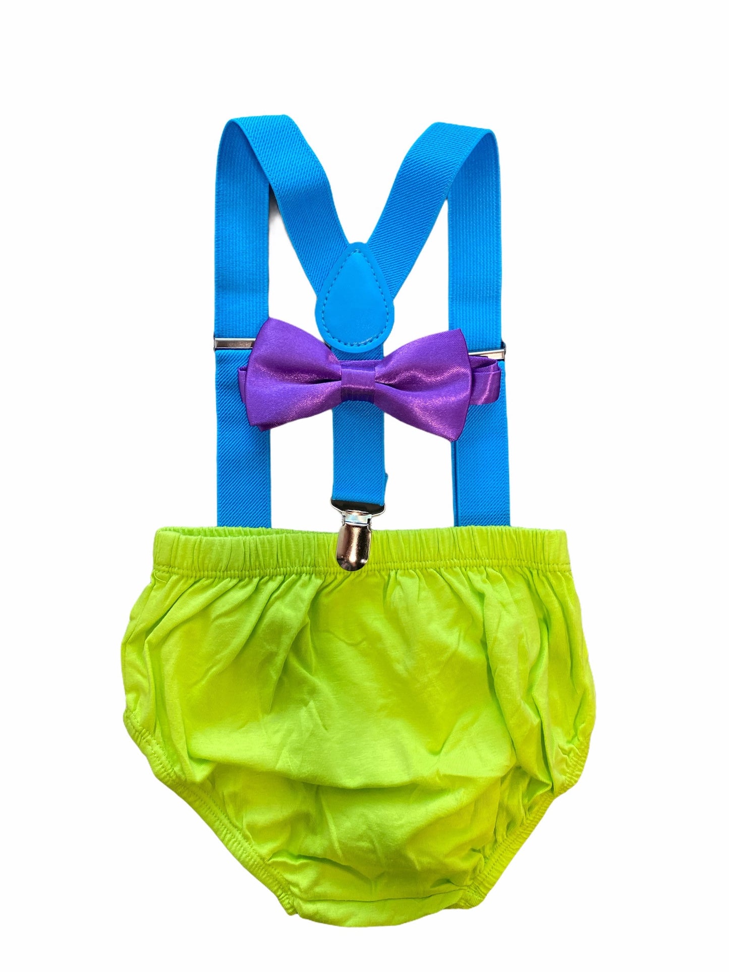 Lime, Turquoise & purple Cake Smash Set - beecutebaby