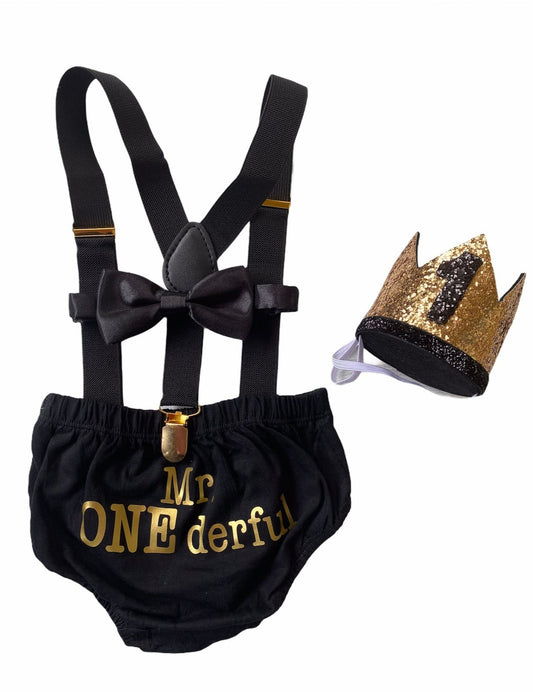 Mr ONEderful Smash Outfit - beecutebaby