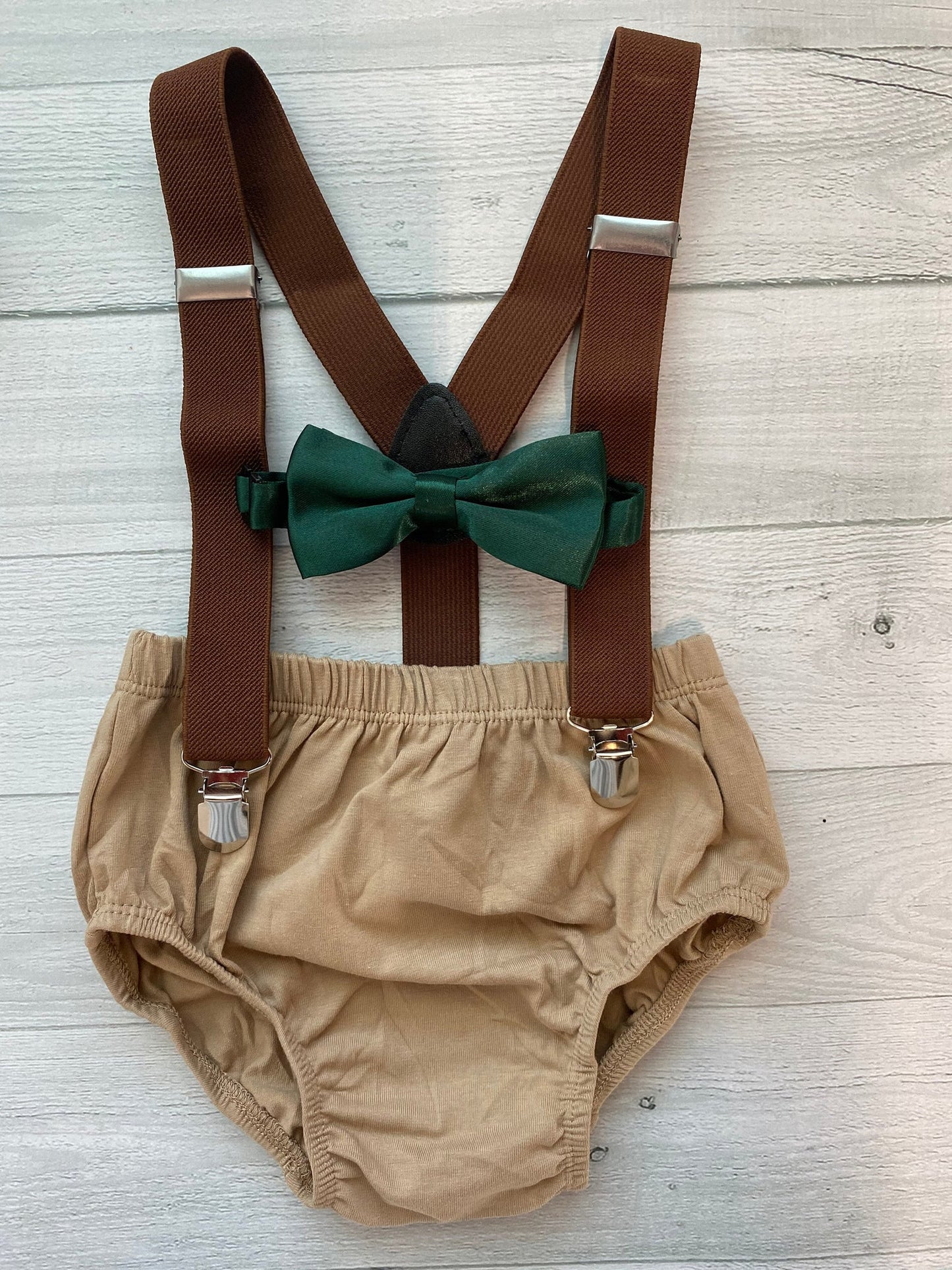 Tan & brown Cake Smash Set - beecutebaby