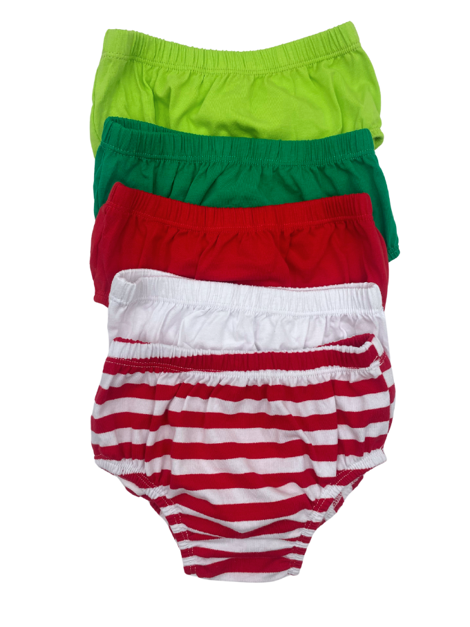 Christmas colors soft Baby Diaper cover