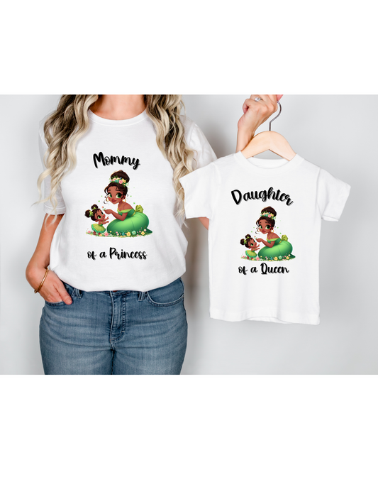 Disney Princess Mama and Daughter Matching Shirts