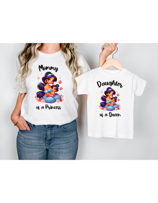 Disney Princess Mama and Daughter Matching Shirts