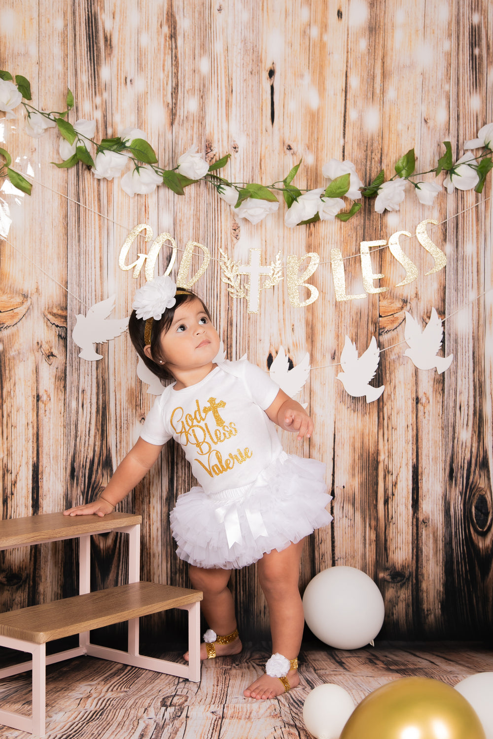 Personalized Baptism Outfit After Party.