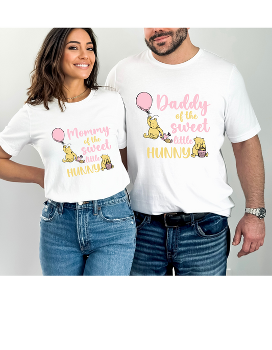 Mommy of the Sweet One, Daddy of the sweet One Family T-shirt