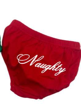 Nice and Naughty baby diaper cover