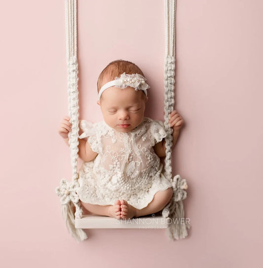 Baby Swing  Newborn Photography Props Wooden Chair  Babies Furniture Infants Photo Shooting Prop Accessories  Fotografia