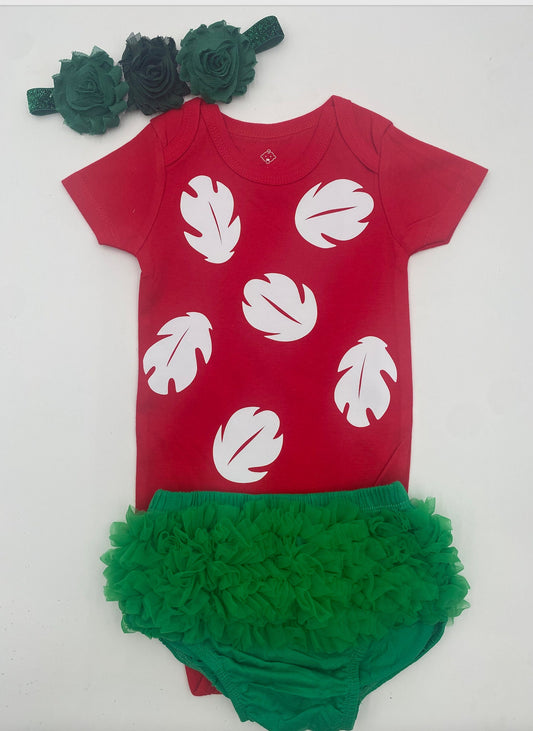 Baby lilo Costume, soft and comfortable baby girl costume.