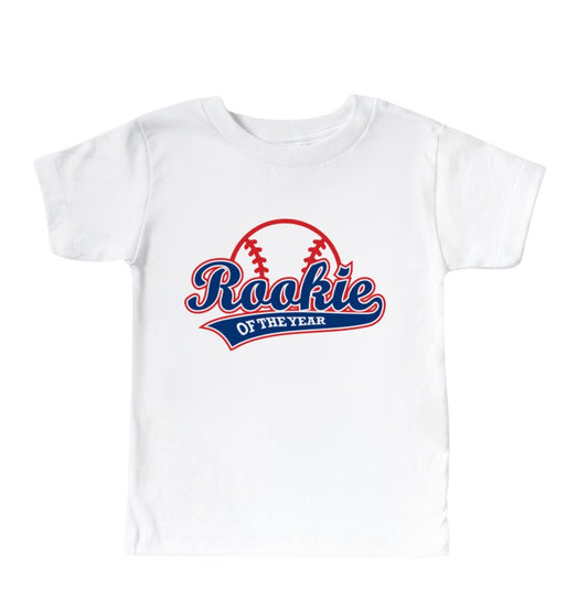 Birthday Baseball toddler Rookie of the year Birthday t-shirt - beecutebaby