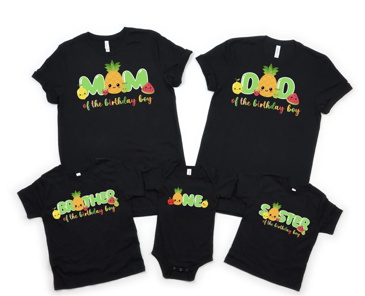 Matching Family Birthday Shirts, Personalized Birthday Crew Shirts by Bee Cute Baby