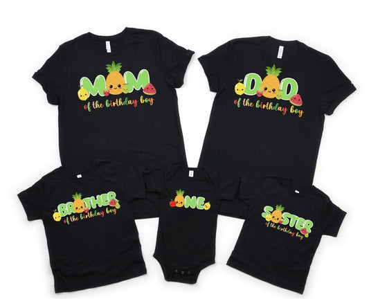 Matching Family Birthday Shirts, Personalized Birthday Crew Shirts by Bee Cute Baby