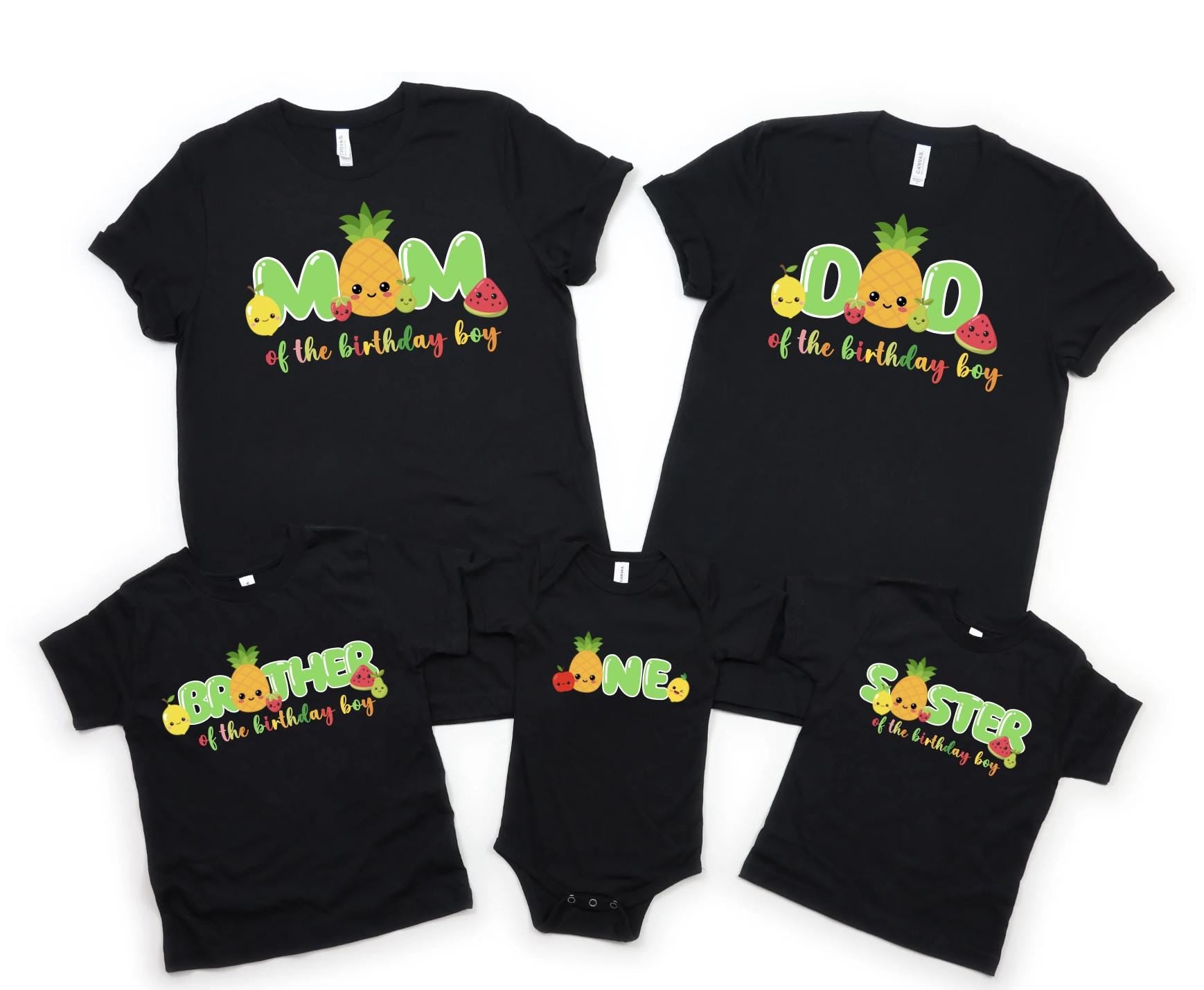 Matching Family Birthday Shirts, Personalized Birthday Crew Shirts by Bee Cute Baby