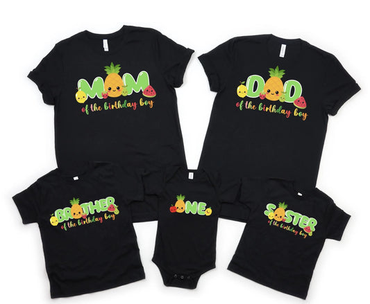 Matching Family Birthday Shirts, Personalized Birthday Crew Shirts by Bee Cute Baby